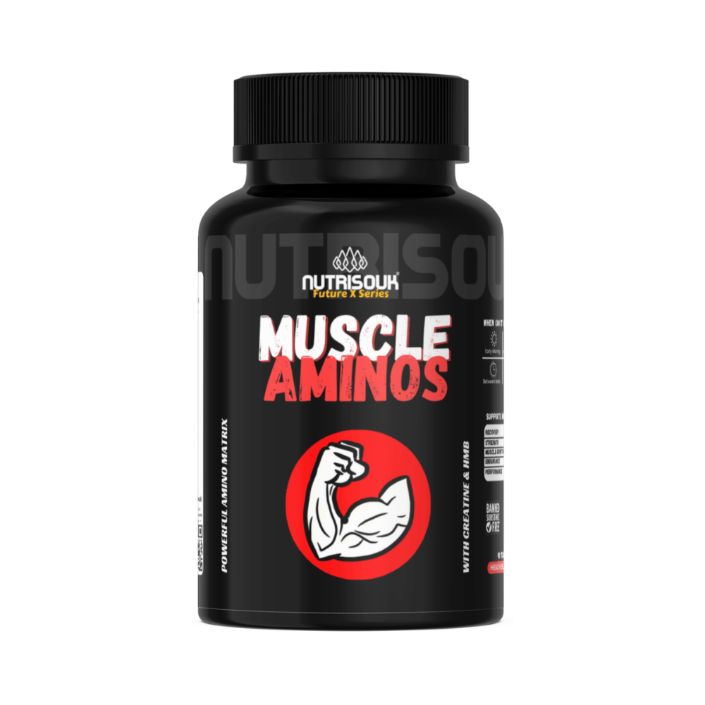 1 Muscle Aminos – Branched Chain Amino Acids & Essential Aminos - Image 1