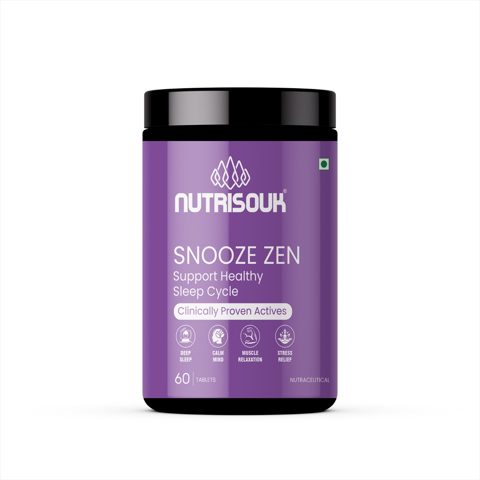 1 Snooze Zen – Natural Sleep & Stress Relief Supplement | Restful Sleep, Recovery & Relaxation Support - Image 1