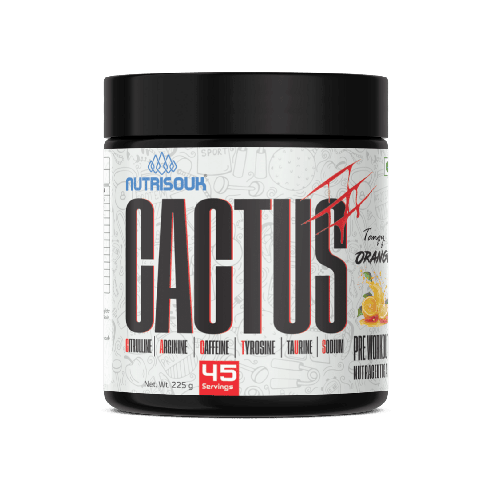 1 Cactus Pre-workout, 225 g - 45 Servings - Image 1