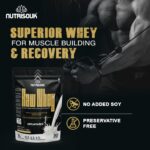 Raw Whey Protein 1 Kg (2.2 LBS) 30 Servings For Muscle Recovery & Strength, Unflavoured - Image 4