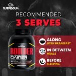 Boulder Mass Gainer 3 Kg (6.6 LBS) 30 Servings, with 15 g Protein, Creatine & Taurine - Image 3