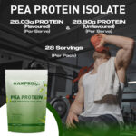 Nakpro Nutrition Pea Protein Isolate - 1 kg (2.2 lb), Chocolate - Image 4
