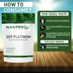 Nakpro Nutrition Platinum Soy Protein Isolate - 1 kg (2.2 lb) - Image 5